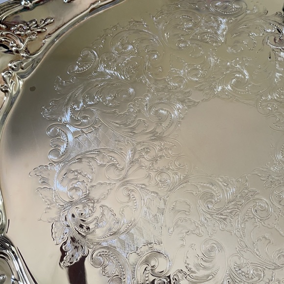Silver plate size 13/13 inches - Picture 3 of 6